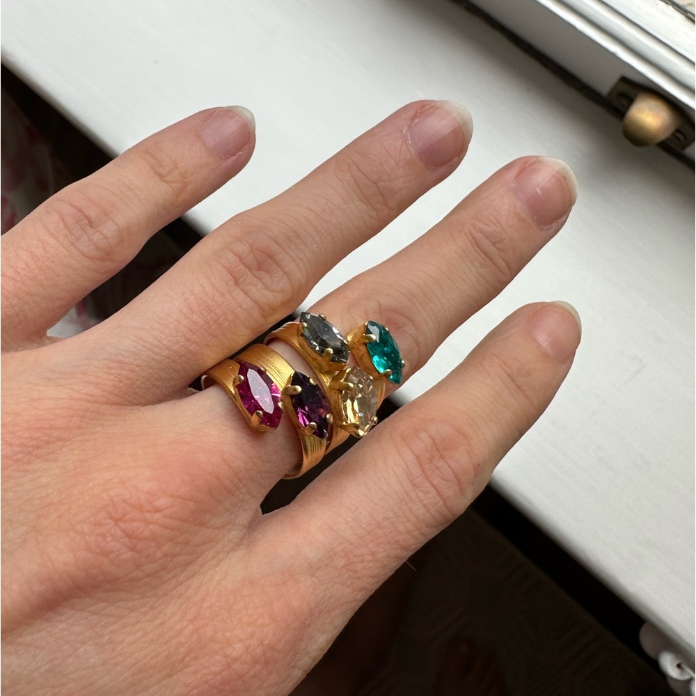 Vintage jeweled cocktail ring